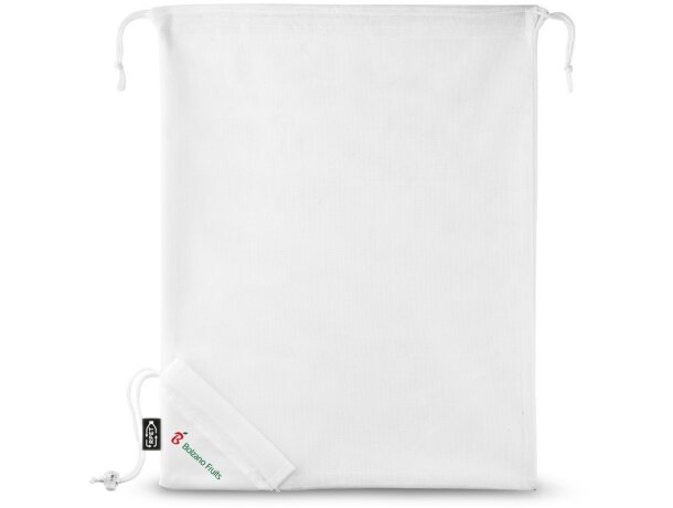 Bolsa Bolzano plegable de rPET blanco