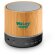 Altavoz Re-glashow bluetooth de bambú y rABS reciclado Natural detalle 4