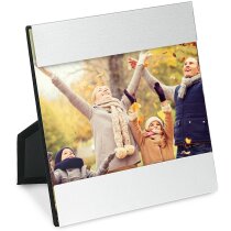 Portafotos Schmitt aluminio cromado sobremesa