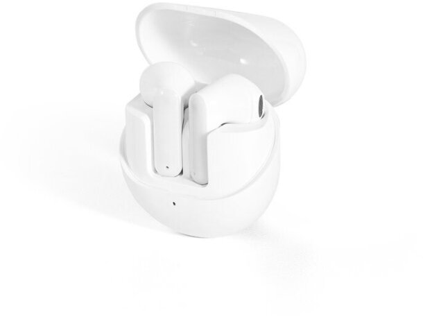 Auriculares inalámbricos burton en abs reciclado bluetooth 5.3 Blanco detalle 3