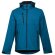 Chaqueta Thc Zagreb softshell para hombre, con capucha removible azul petróleo