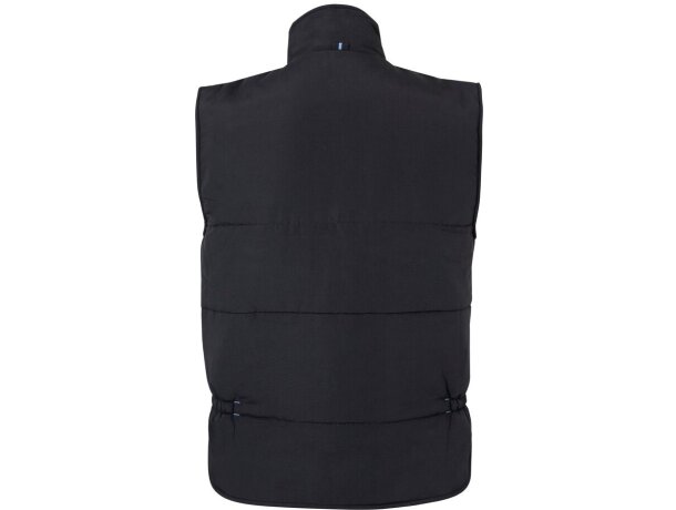 Chaleco acolchado bicolor multibolsillos unisex VL Nergal Negro/Azul claro detalle 42