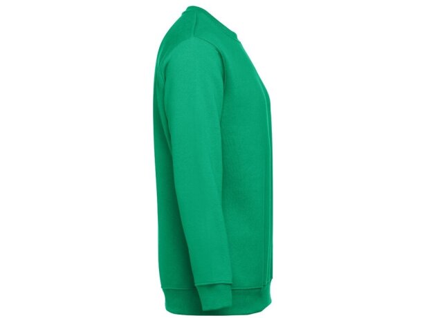 Sudadera Delta unisex de algodón y poliéster con interior cardado Verde detalle 41