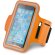 Brazalete Bryant smartphone pequeño reflectante para empresas naranja