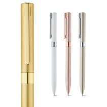 Bolígrafo publicitario Clare aluminio mecanismo giro