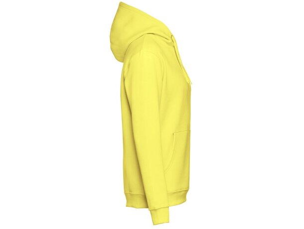 Sudadera unisex con capucha phoenix en algodón y poliéster Amarillo limón detalle 45