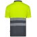Polo fortuna alta visibilidad con bandas reflectantes Gris/Amarillo detalle 6
