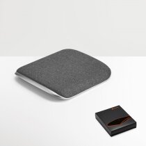 Cargador inalámbrico Horde 15W zinc y tela gris
