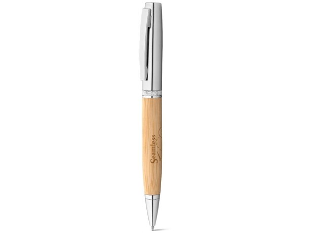 Bolígrafos ecológicos giratorio de cuerpo de bambú tinta negra Hi!dea Fuji Natural detalle 5