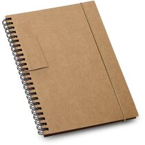 Libreta con bolígrafo A5 en cartón reciclado barata negra Libreta con bolígrafo A5 en cartón reciclado barata negra