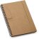 libreta con boligrafo a5 en carton reciclado barata negra