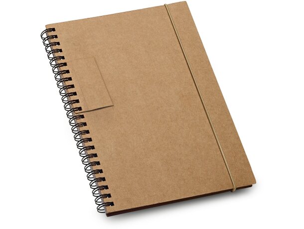 Libreta con bolígrafo A5 en cartón reciclado barata negra Libreta con bolígrafo A5 en cartón reciclado barata negra