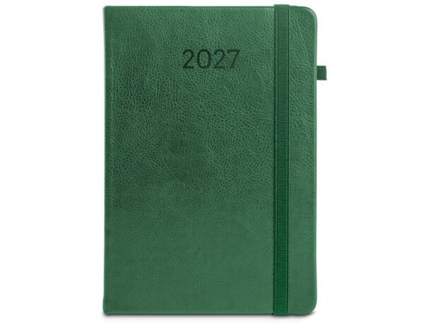 Agenda Waters A5 en PU al agua con páginas FSC Verde oscuro detalle 5