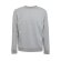 Sudadera unisex Colombo de algodón y poliéster, 240 g/m² Gris claro matizado