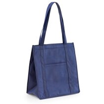 Bolsa nevera con cierre de velcro azul Bolsa nevera con cierre de velcro azul