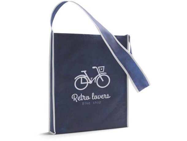 Bolsa congresos bandolera non woven azul