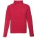 Polar vienna unisex de poliéster con cremallera de 1/4 Rojo detalle 11