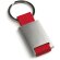 Llavero colores de metal y webbing personalizado rojo