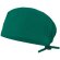 Gorro sanitario Enlil de sarga transpirable con ajuste elástico Verde