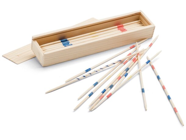 Juego Mikado en caja de madera personalizado Juego Mikado en caja de madera personalizado