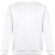Sudadera unisex Delta Wh en algodón y poliéster Blanco detalle 2