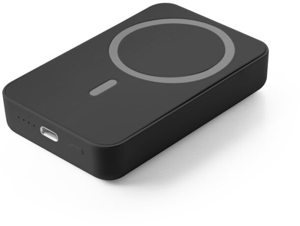 Power bank magnético Ampere 10 con carga inalámbrica MagSafe Negro detalle 6