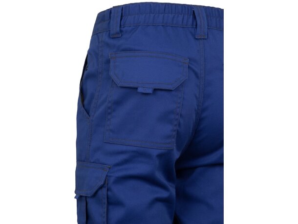Pantalón lugh multibolsillos elástico con bolsillos de fuelle Azul royal detalle 22