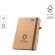 Agenda de corcho Pomar A5 con plan diario y funda protectora detalle 2