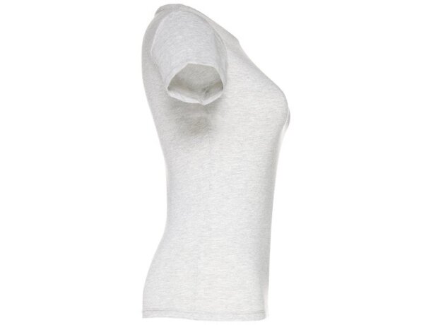 Camisetas manga corta corte entallado de algodón 150 g/m2 Thc Sofia Blanco matizado detalle 4