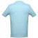 Polo Adam de algodón piqué cardado con cuello canalé Azul claro detalle 36