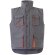 Chaleco acolchado bicolor multibolsillos unisex VL Nergal Gris/Naranja