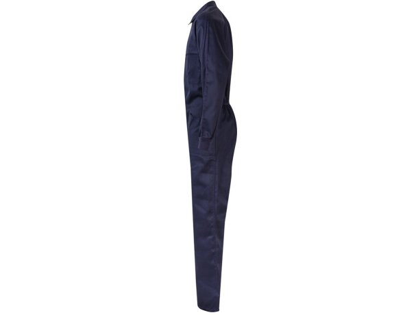 Mono de sarga yama con cremallera doble cursor y bolsillos Azul detalle 43