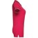 Polo slim fit Rome women bicolor algodón 210 g/m² manga corta Rojo detalle 16