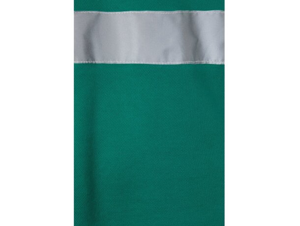 Polo Pluto alta visibilidad manga larga tallas grandes Verde/Amarillo detalle 13