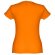Camisetas manga corta corte entallado de algodón 150 g/m2 Thc Sofia Naranja detalle 43