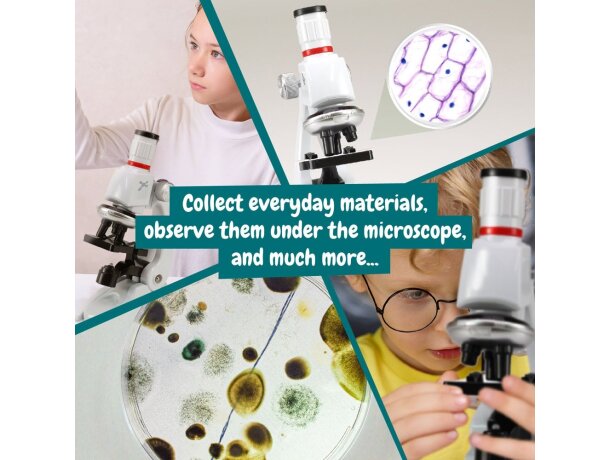Microscopio educativo microscope con accesorios científicos Multicolor detalle 6