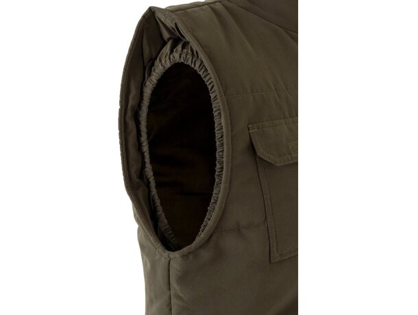 Chaleco acolchado multibolsillos Vl Mefitis poliéster 220 g/m² Verde militar detalle 10