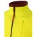 Chaqueta polar bicolor Eros con bandas reflectantes EN20471 Burdeos/Amarillo detalle 7