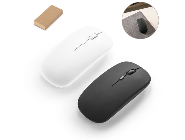 Ratón inalámbrico khan con batería recargable de 500mah detalle 1