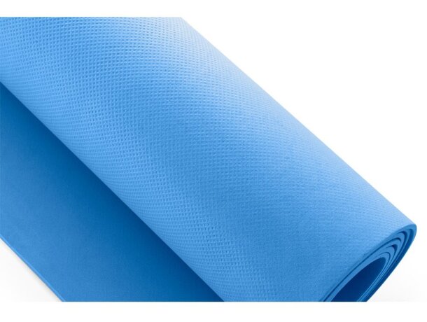 Colchoneta de yoga zion en eva con bolsa de transporte ventilada Azul claro detalle 4