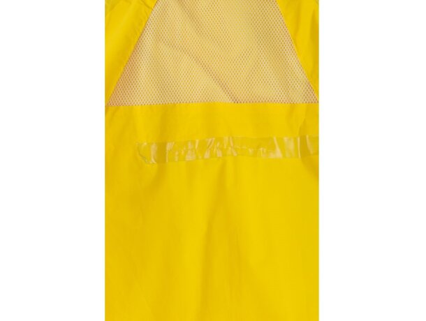 Traje de lluvia dos piezas VL Sedna con capucha transpirable Amarillo detalle 10