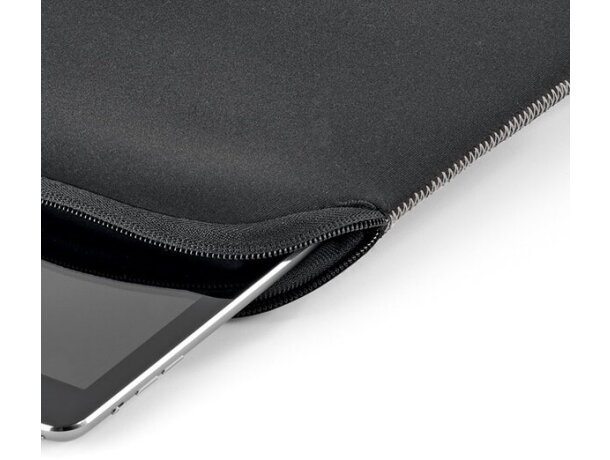 Funda de poliester para tablet gris claro