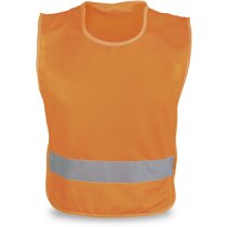 Peto deportivo de poliéster con bandas reflectantes