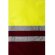 Chaqueta polar bicolor Eros con bandas reflectantes EN20471 Burdeos/Amarillo detalle 8