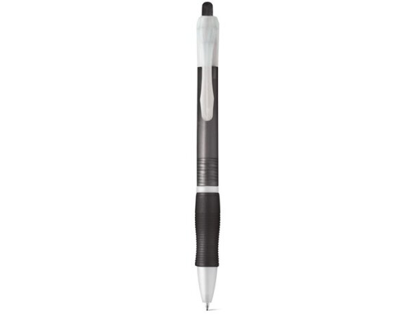 Bolígrafo de plástico ergonómico negro
