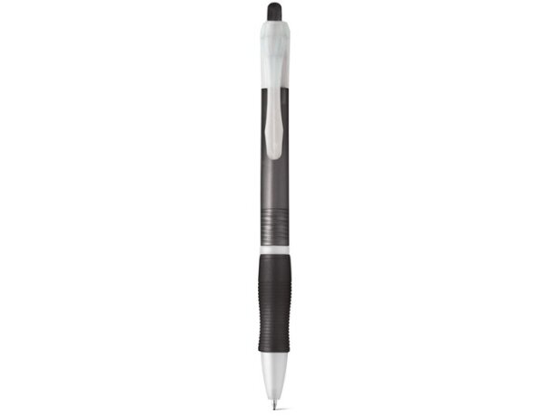 Bolígrafo de plástico Slim ergonómico negro