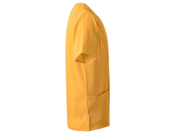 Túnica manga corta Flora microfibra repelente a líquidos Amarillo detalle 43