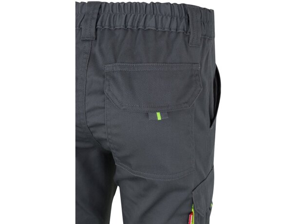 Pantalón elástico multibolsillos bicolor VL Zeus Gris/Amarillo detalle 19