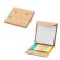 Set de oficina Ainsley con 6 blocs de notas adhesivas recicladas detalle 1