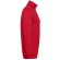 Sudadera Budapest unisex con cremallera y cinturilla canalé Rojo detalle 18